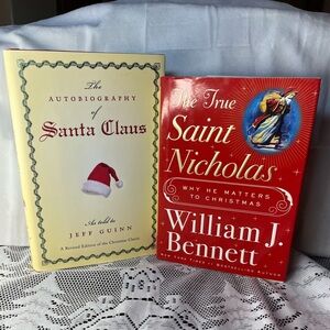 Christmas Books Set: Santa Claus & Saint Nicholas